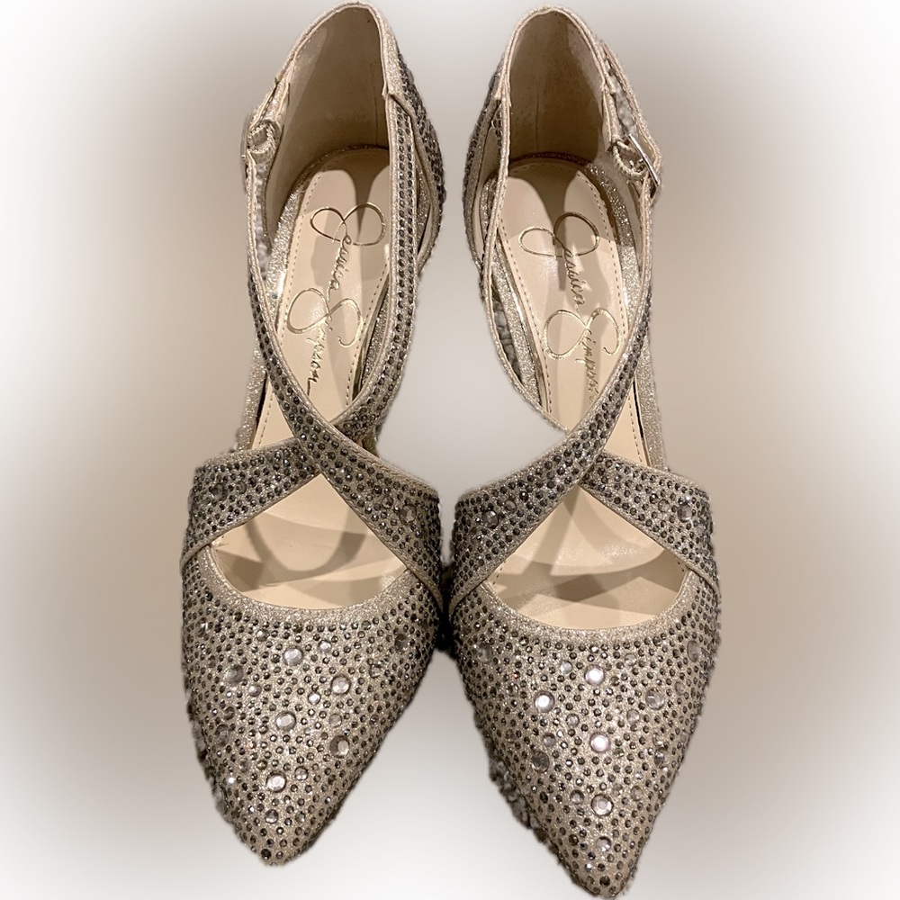 Jessica Simpson beautiful high heel studded shoe